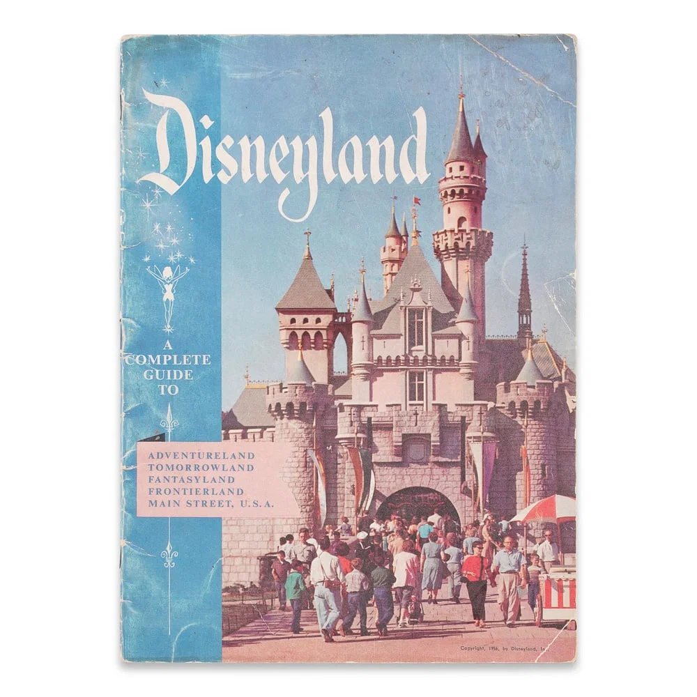 WALT DISNEY SIGNED "1956 DISNEYLAND SOUVENIR PROGRAM"