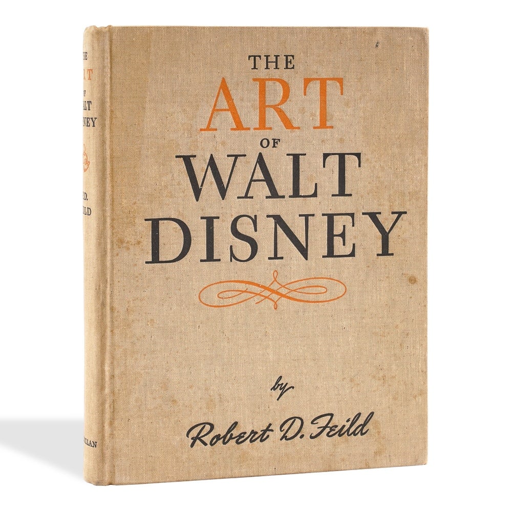 WALT DISNEY SIGNED BOOK "THE ART OF WALT DISNEY"