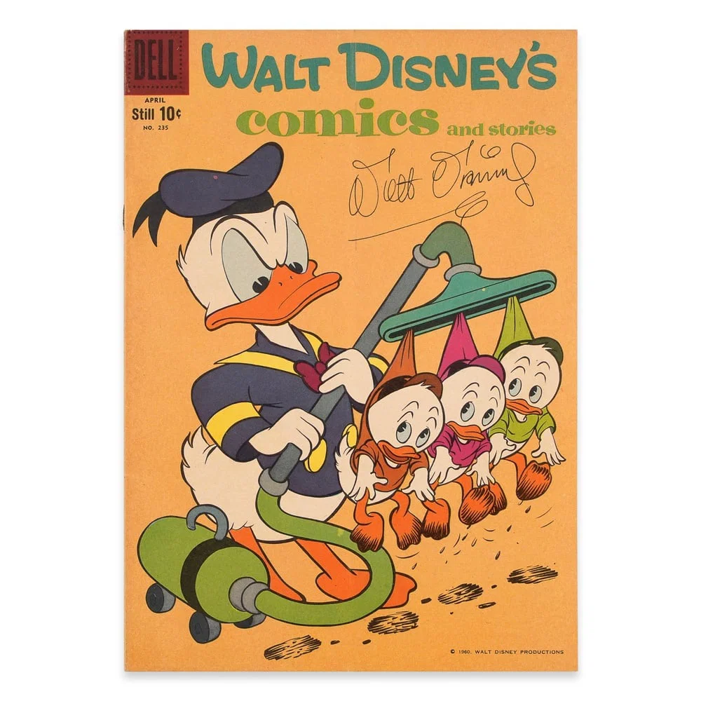 WALT DISNEY SIGNED "WALT DISNEY'S COMICS AND STORIES #235"