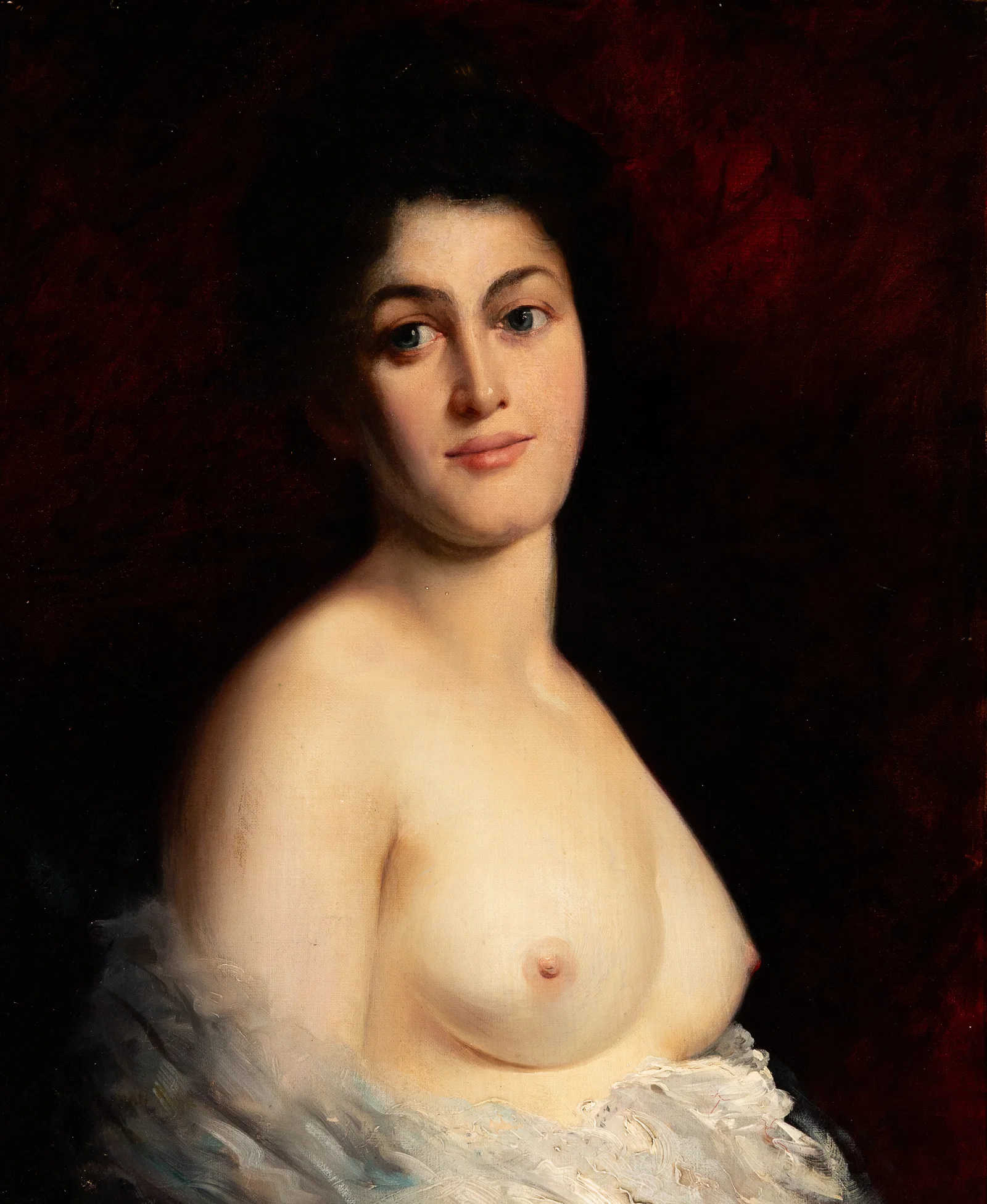 Walter G. Page (Am. 1862-1934), Lygia, 1896, Oil on canvas, framed