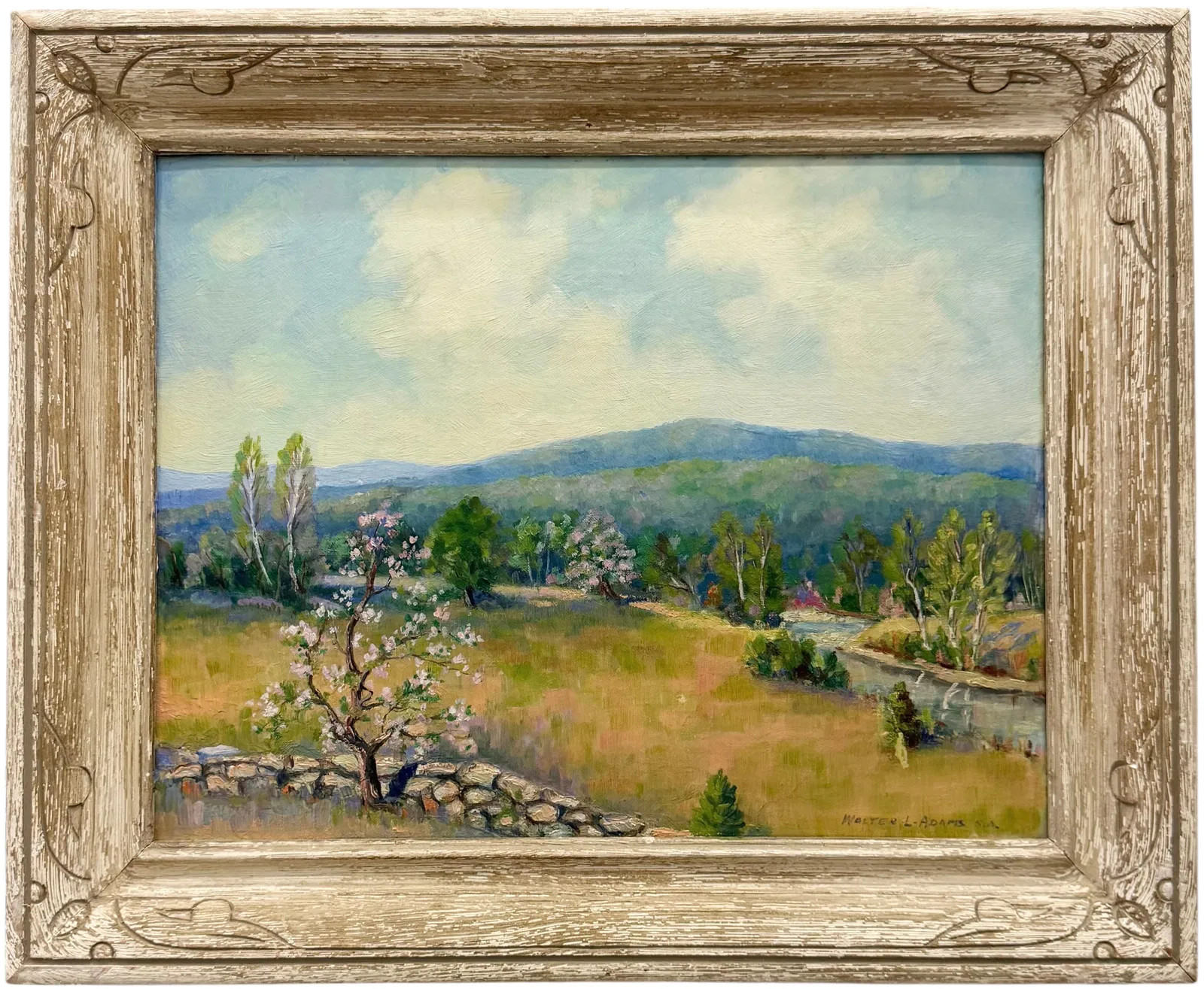 WALTER L ADAMS (1897-1966, American) Berkshire Meadows 1947