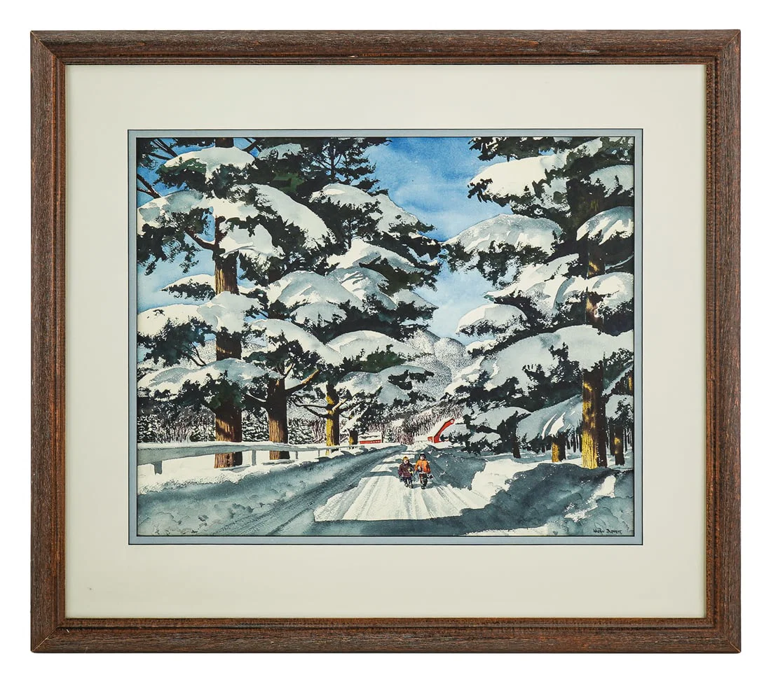 Walton Blodgett ( 1908-1963) Winter Lane