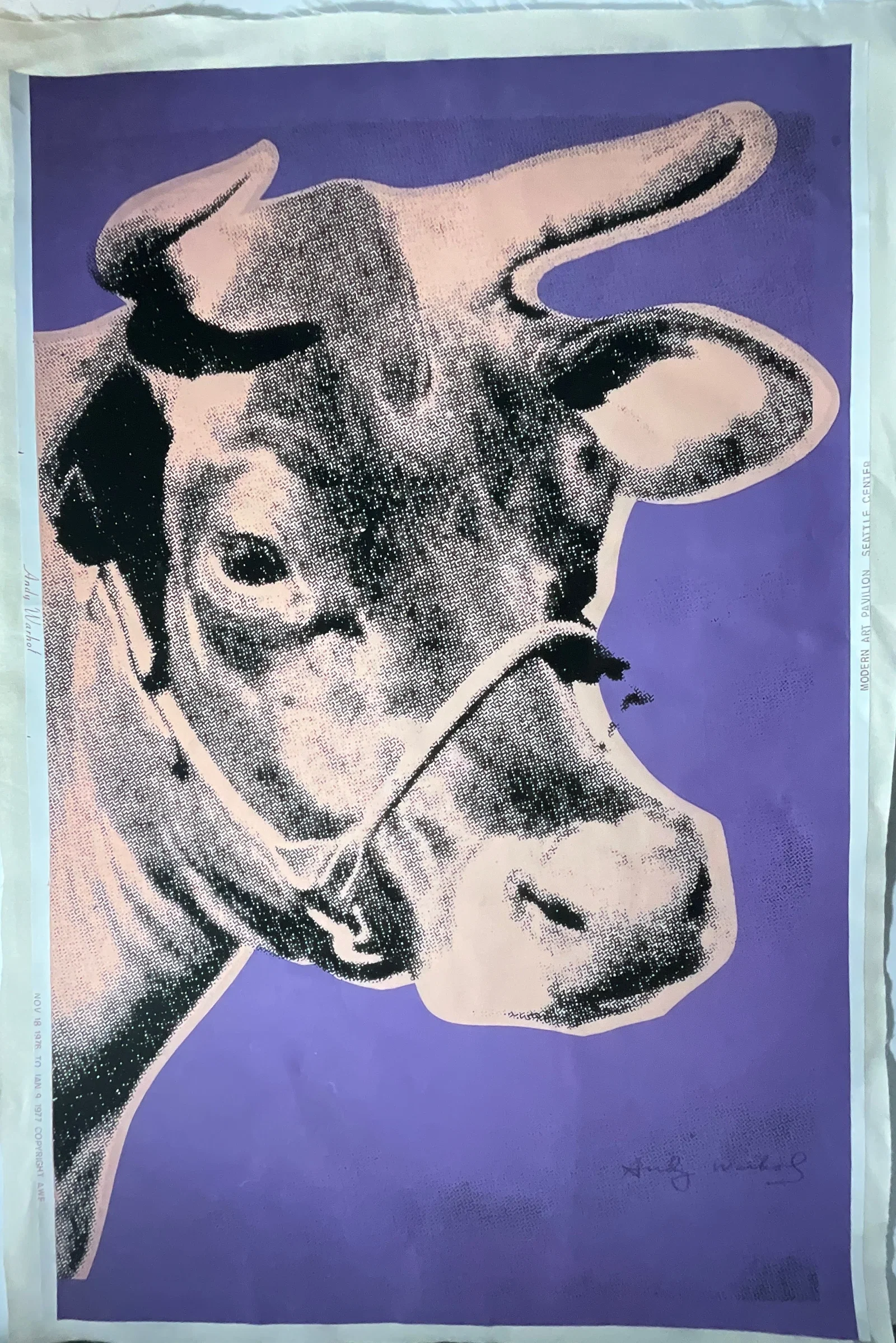Warhol Purple Cow