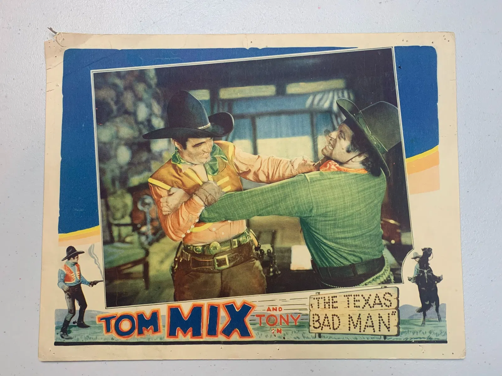 Western Lobby Card Bundle (x8) - Tom Mix & More (1930's) US Movie Posters