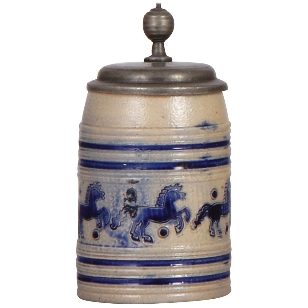Westerwälder Walzenkrug, 6.2'' ht., late 1700s