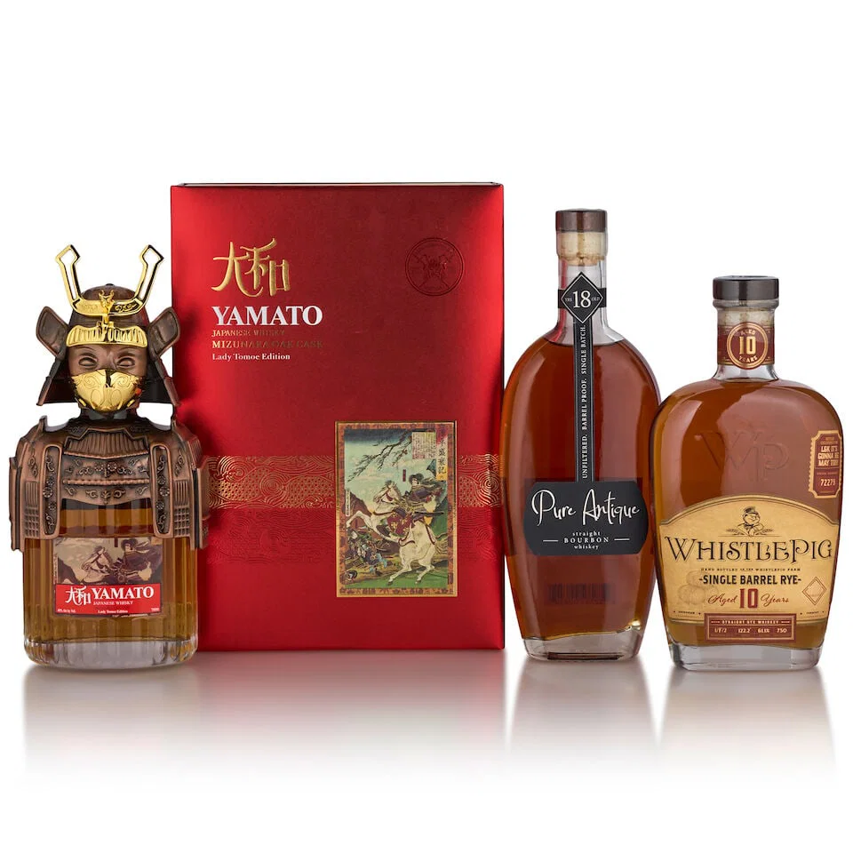 WhistlePig Rye 10 Years Old (1 bottle, 750ml) Yamato Lady Tomoe Edition (1 bottle, 750ml) Pure...