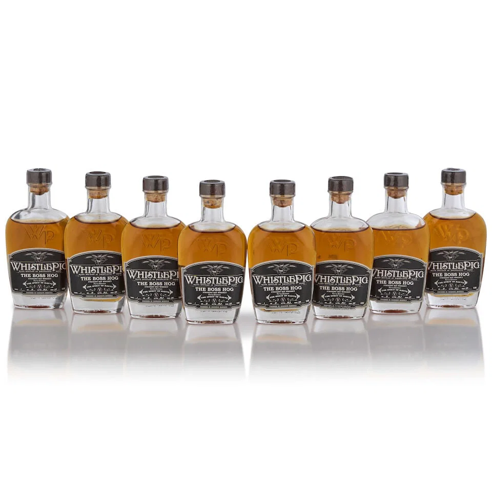 WhistlePig The Boss Hog V 'The Spirit of Mauve' Minis 15 Years Old (8 bottles, 50ml)