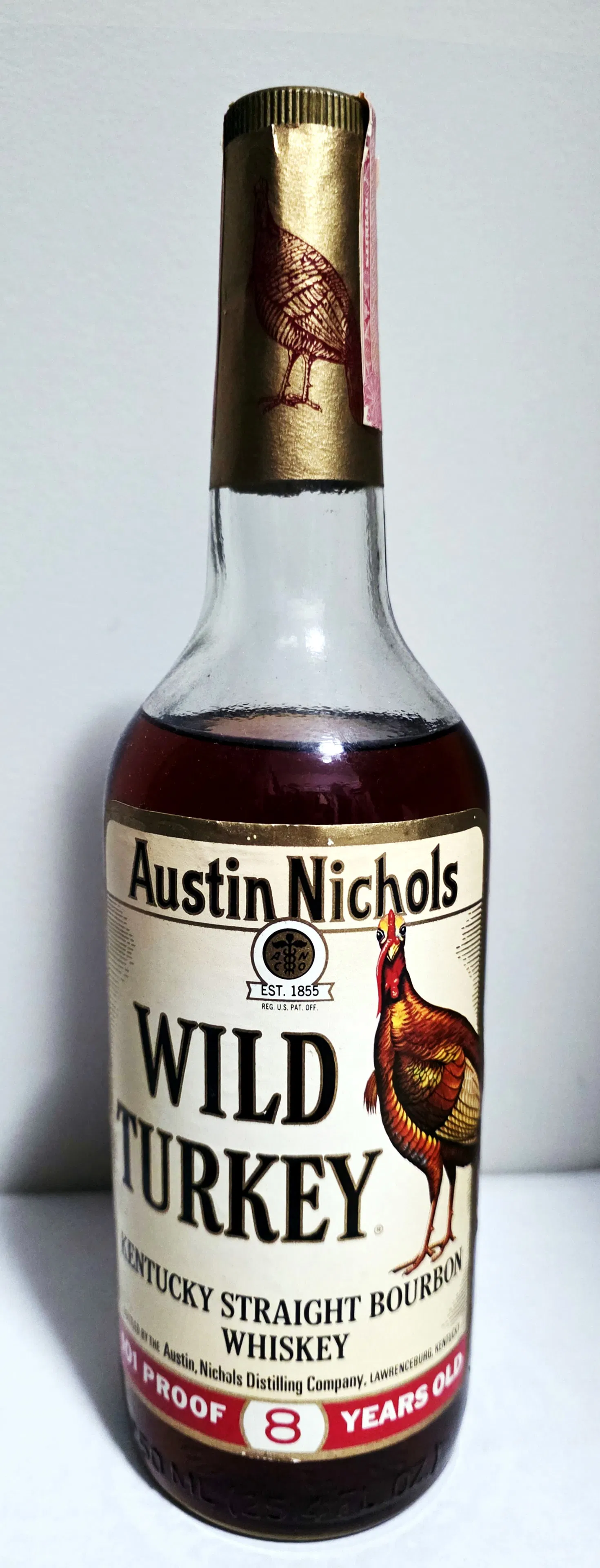 Wild Turkey Kentucky Straight Bourbon, 1980