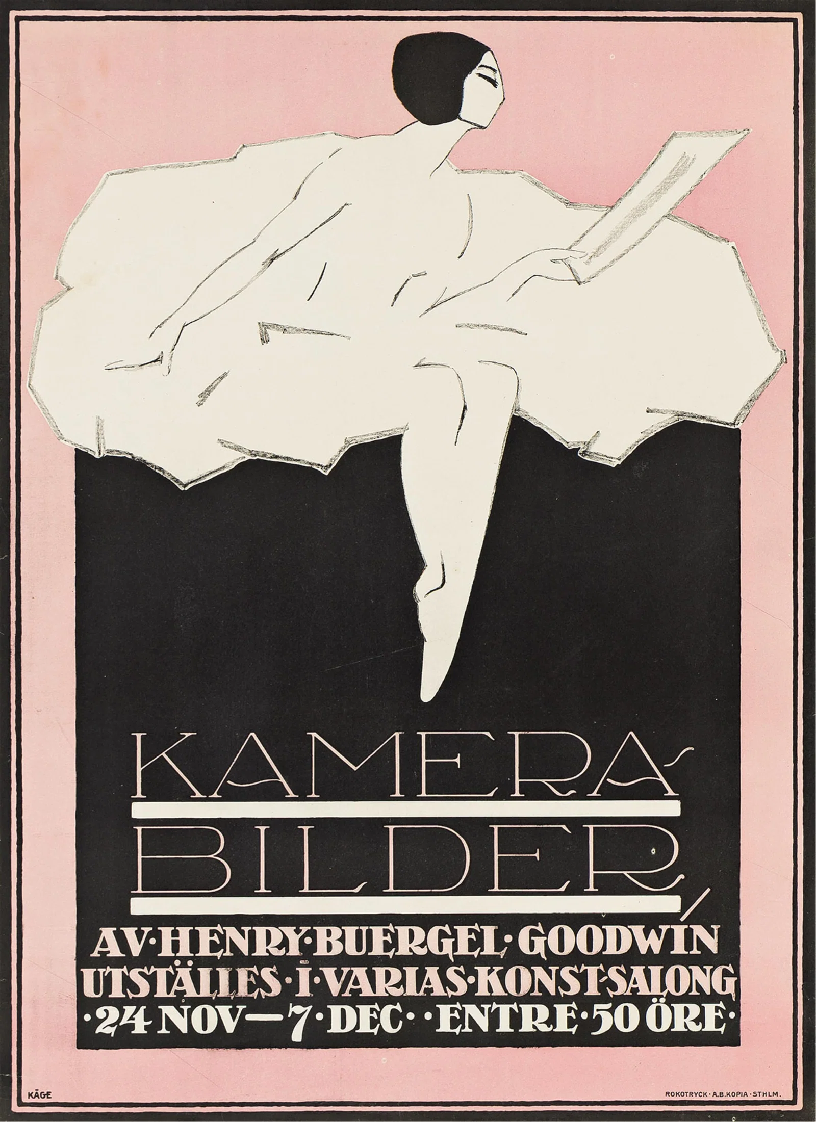 Wilhelm Kage, Kamera - Bilder / Henry Buergel Goodwin. 1916.