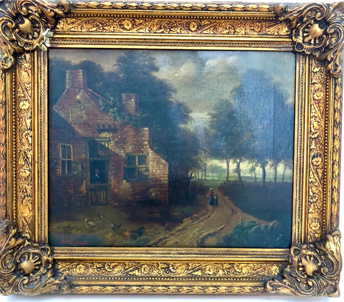 Willem Koekkoek (1839-1895) Original oil painting on canvas