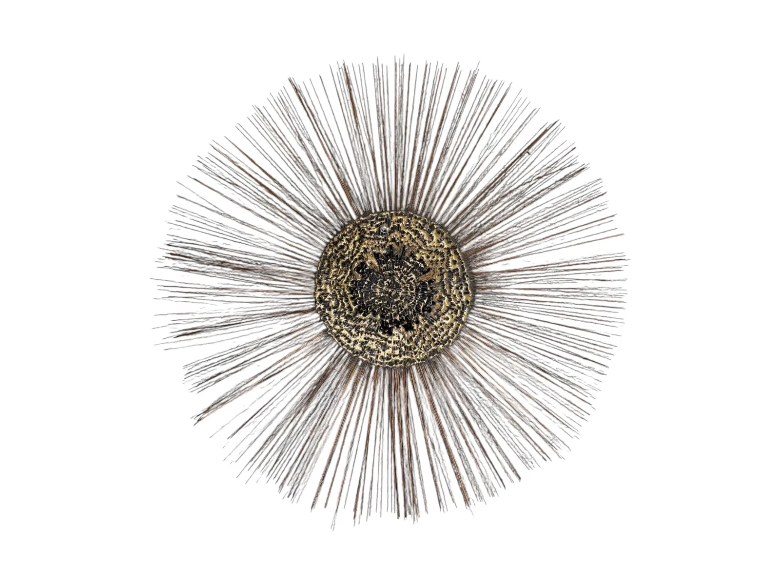 William & Bruce Friedle Wire Sunburst Sculpture