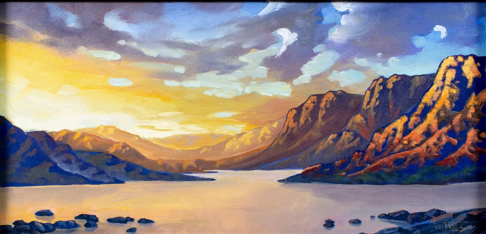 William Hawkins (AZ,b 1962) oil painting