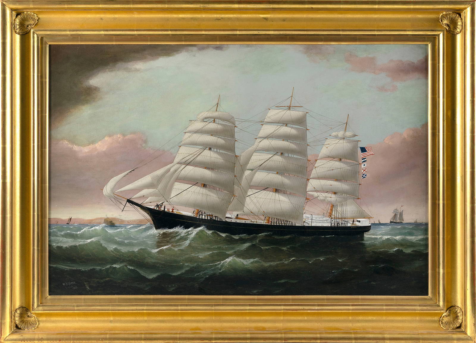 WILLIAM HOWARD YORKE (Canada/United Kingdom, 1847-1921), Portrait of the St. Mark., Oil on canvas,