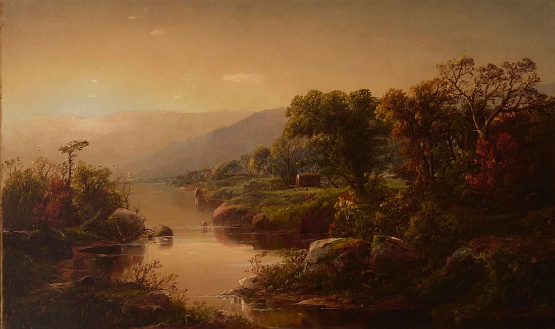 William Louis Sonntag Sr. (1822-1900), New England river landscape