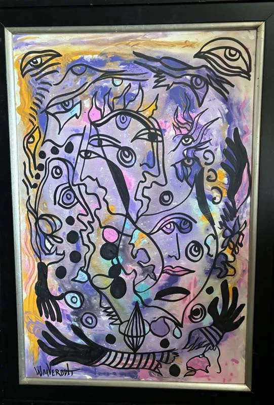 William Verdult (Dutch 1939-2016) Original oil on paper 36x24 inches image size