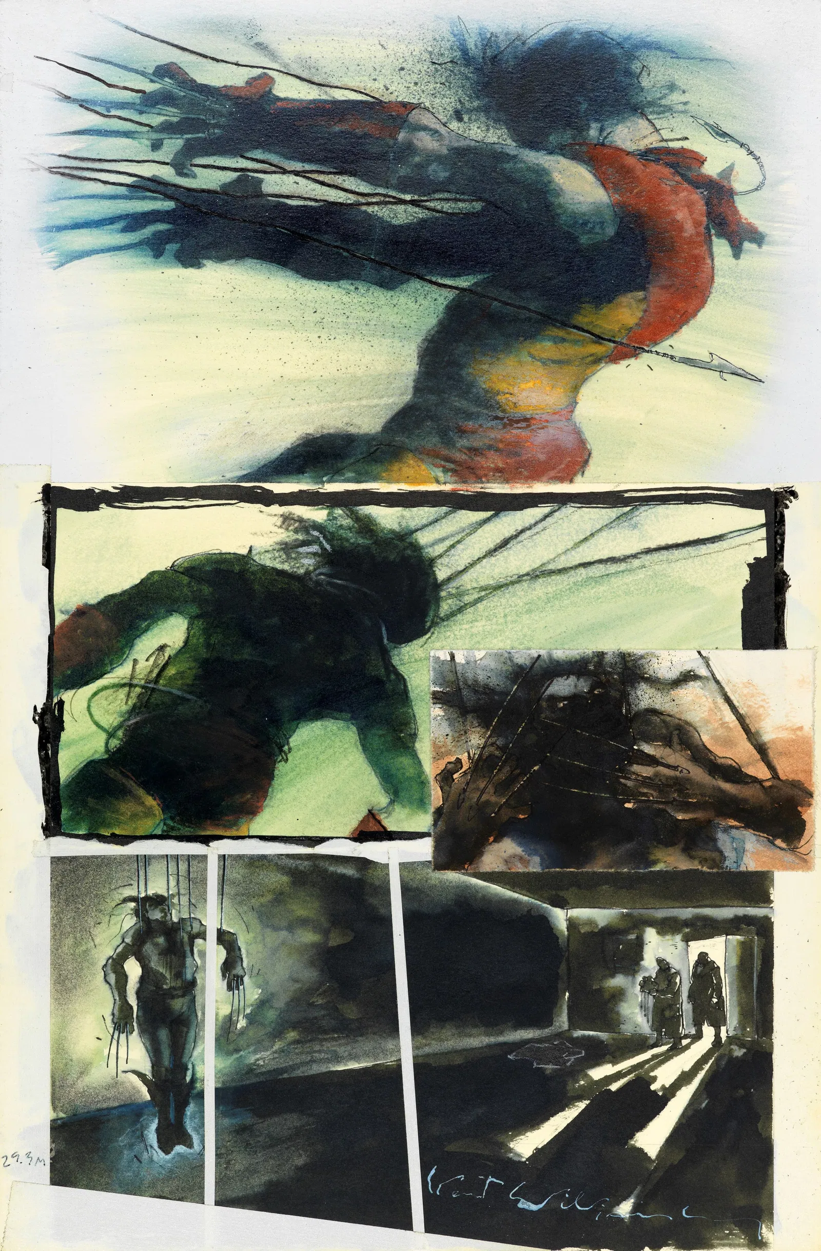 Williams Kent - "Havok and Wolverine: Meltdown - Duel", 1989