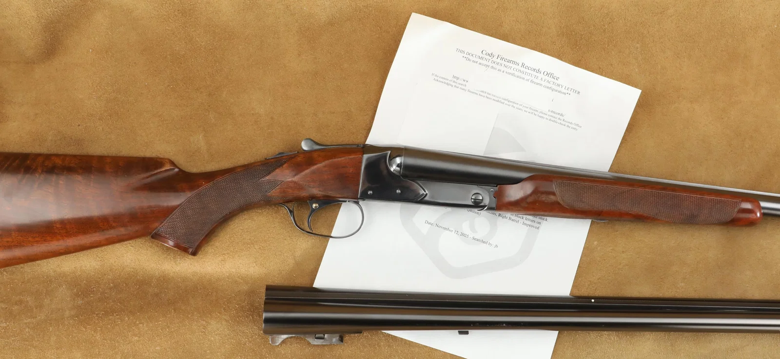 Winchester Model 21 Two Barrel Set 28" Full/Mod Skeet1/Skeet2 16 GA SXS Double Shotgun, C&R