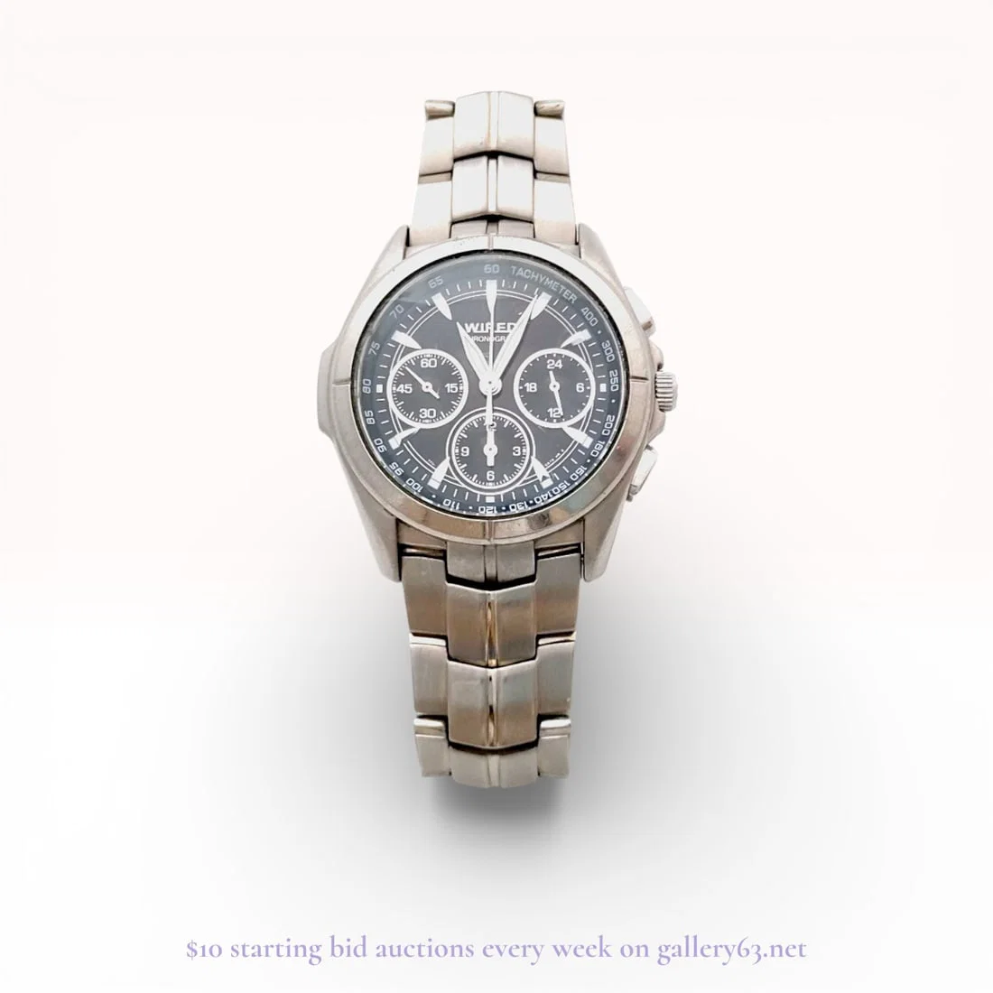 Wired Titanium Quartz Chronograph Watch Reference 7T11-0AR0