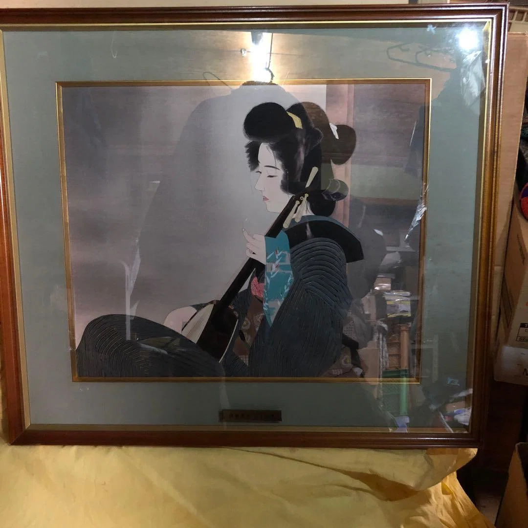 Woodblock print by ItO Shinsui.