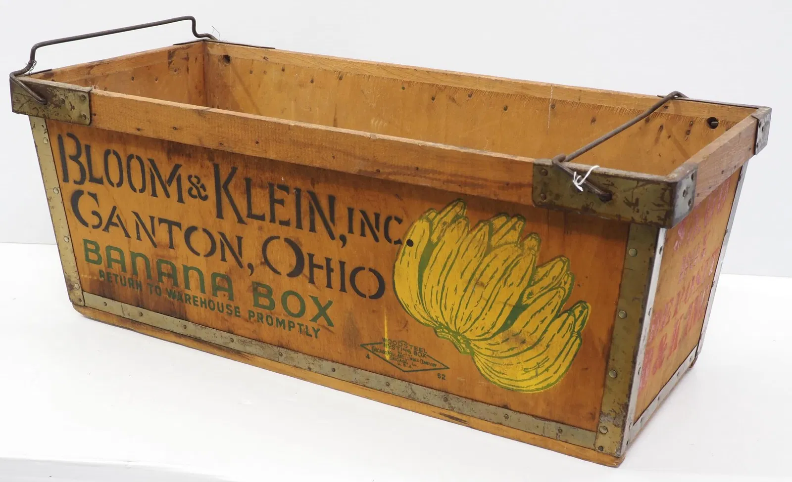 Wooden banana box