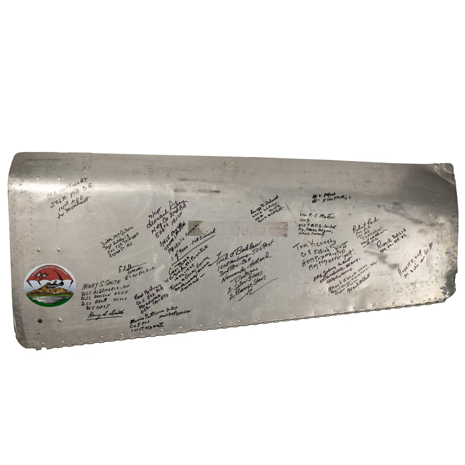 [WORLD WAR II] SIGNED B-17 Flying Fortress Hatch