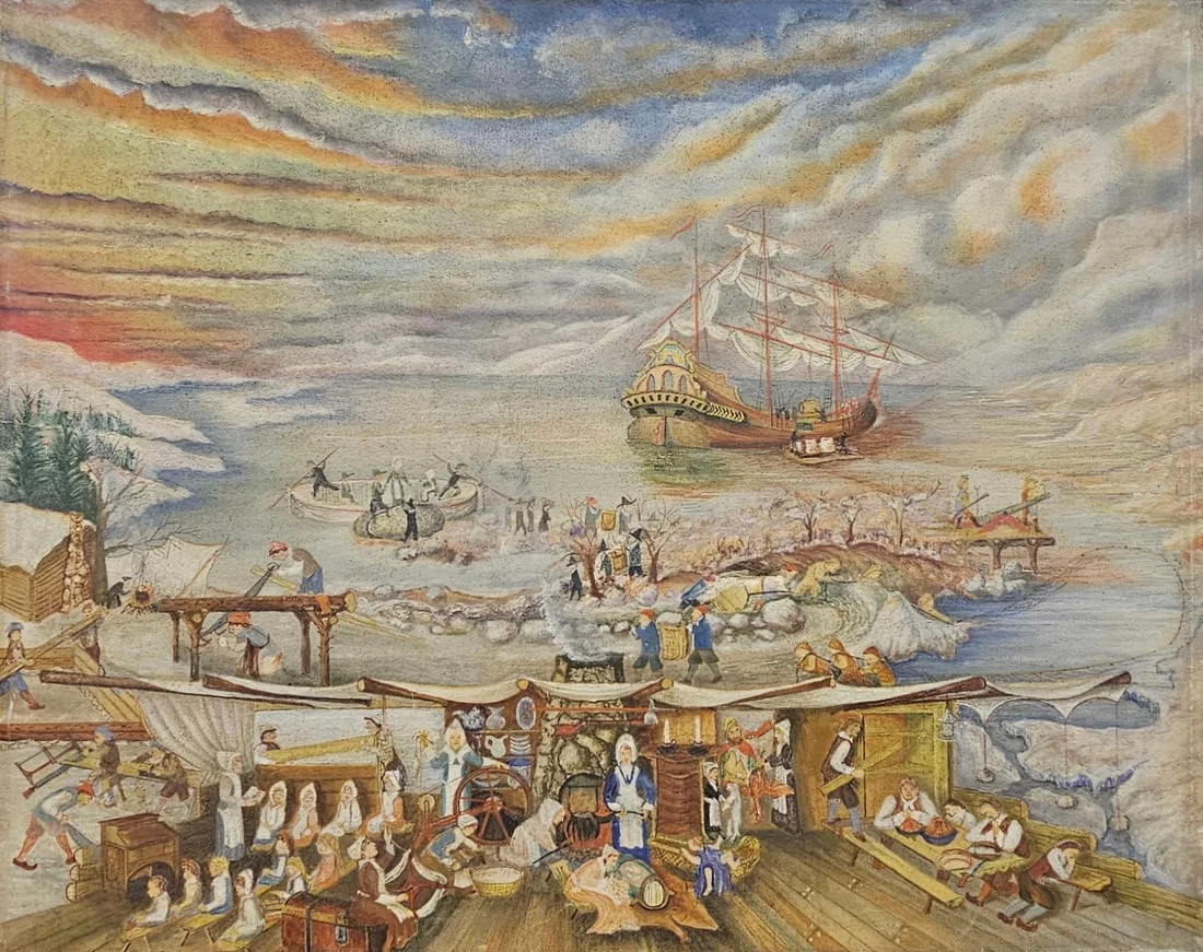 WPA Mural Study Westchester County, New York 1935-1937