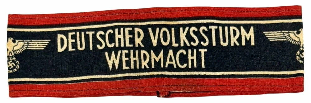 WW II German Deutscher Volkssturm Armband