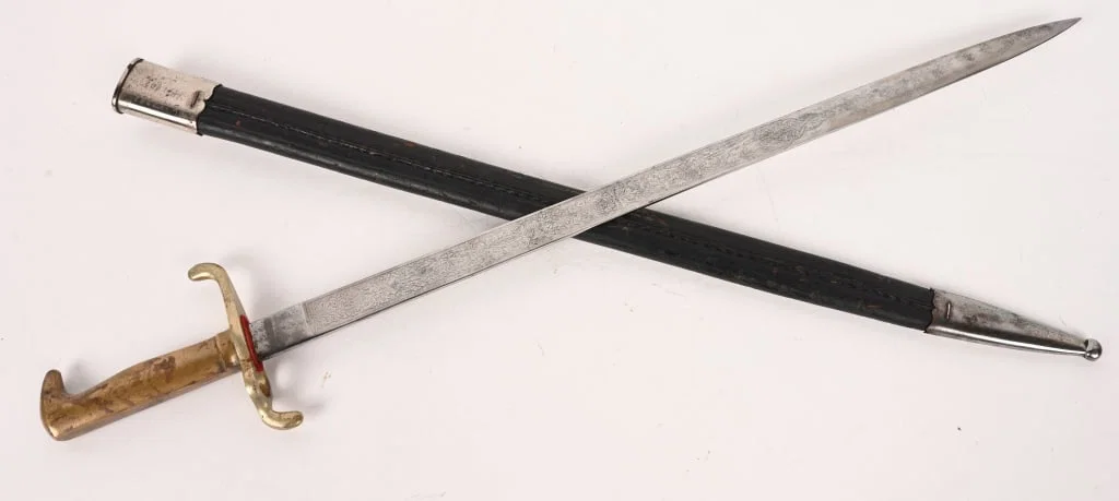 WW1 IMPERIAL GERMAN ENGRAVED M1871 BAYONET WWI