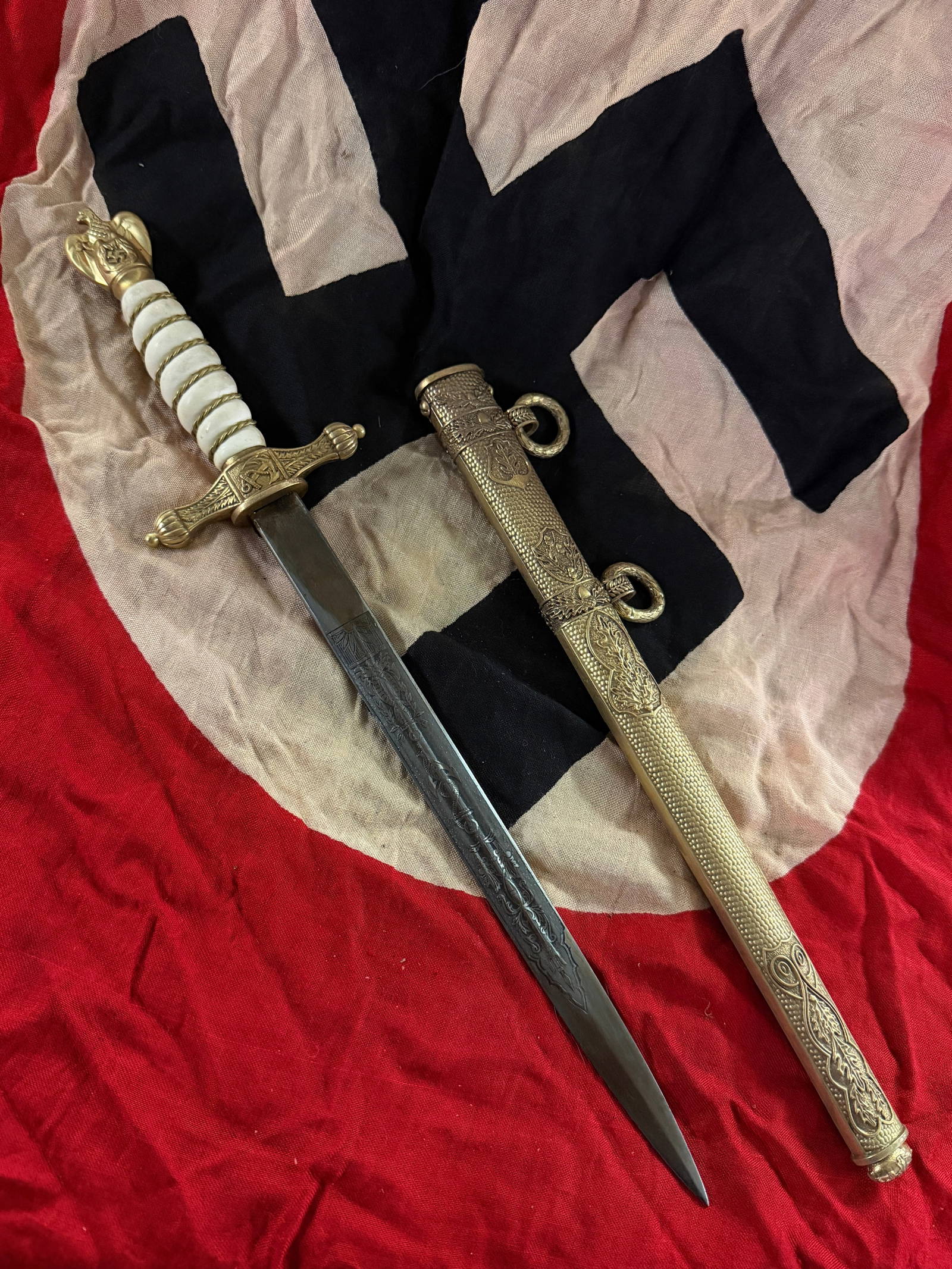 WW2 GERMAN KRIEGSMARINE DAGGER BY E.U.F. HORSTER SOLINGEN