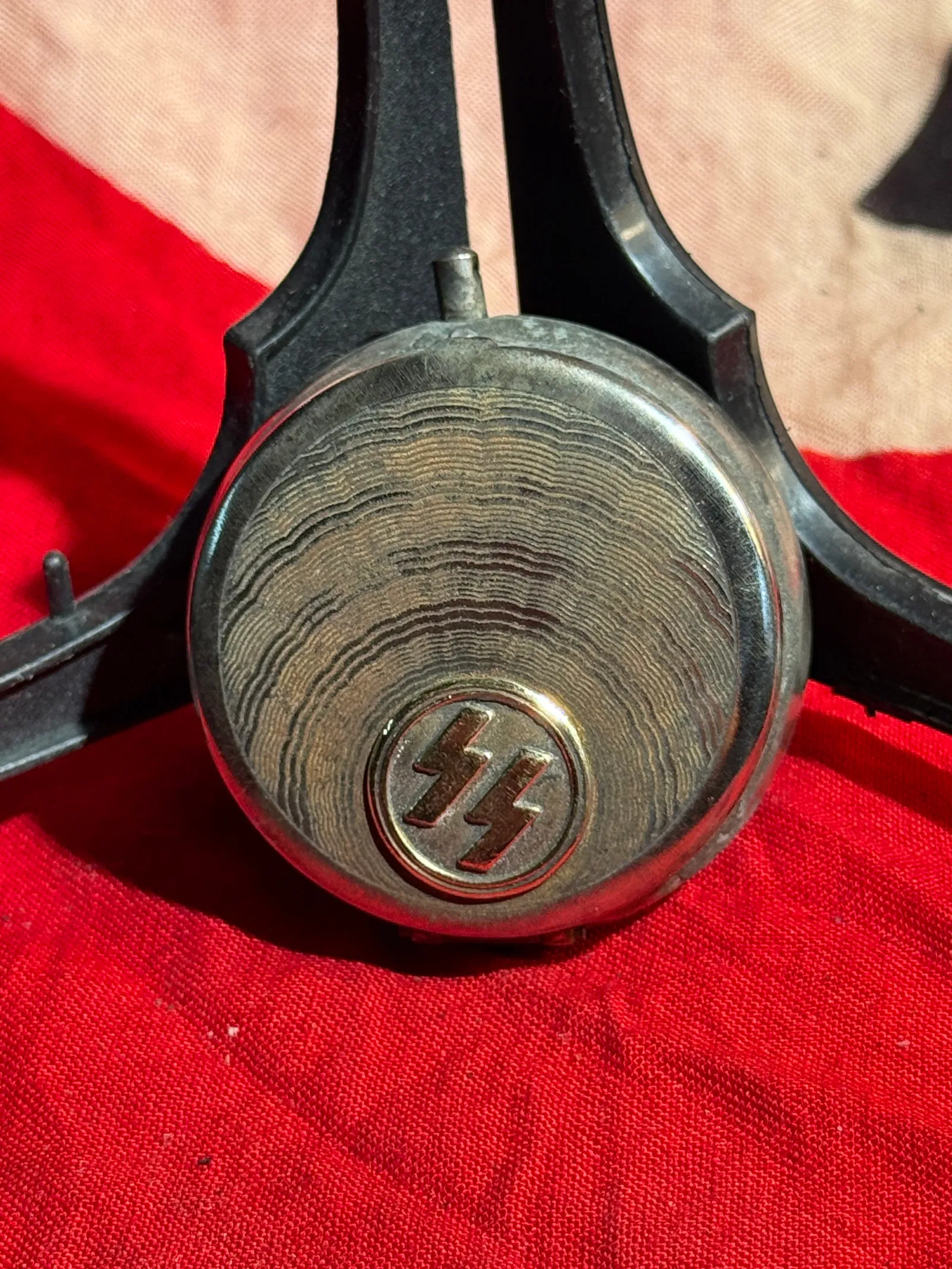 WW2 German SS Pocket Snuff Box/Pill Box, c. 1930s–1940s