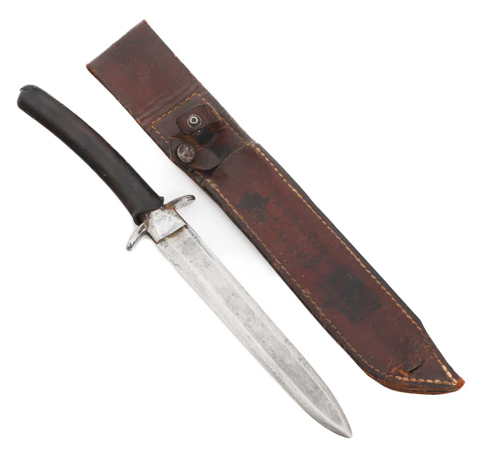 WWII CUSTOM FIGHTING KNIFE WITH CIVIL WAR BLADE