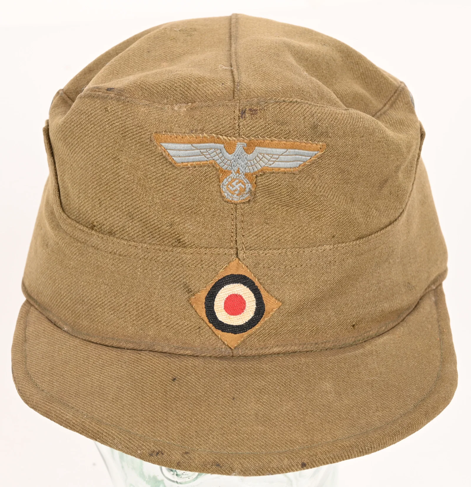 WWII NAZI GERMAN HEER M41 TROPICAL FIELD CAP WW2