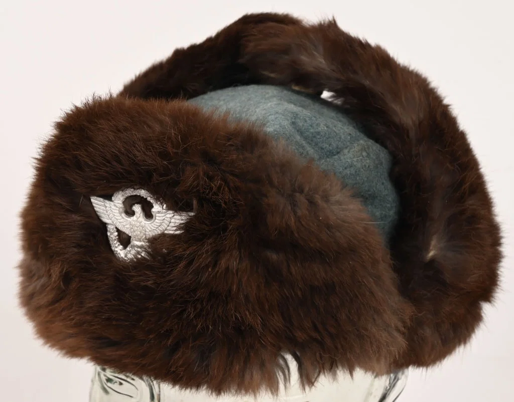 WWII NAZI GERMAN WINTER POLICE FIELD CAP MINT WW2