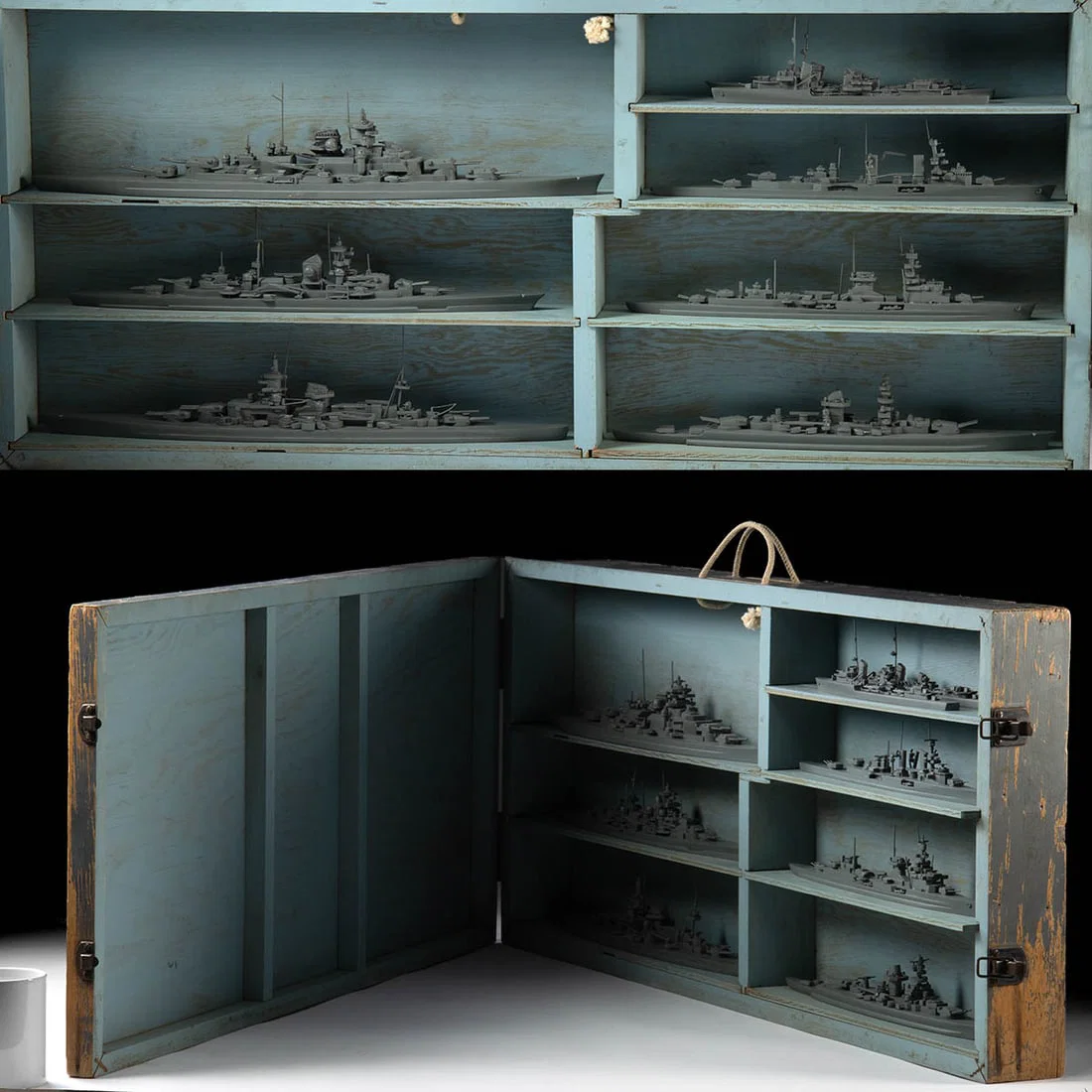 WWII U.S. Navy Model Set - Comet Ships Case