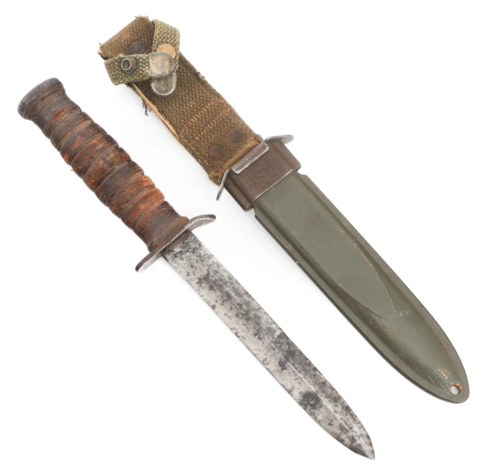 WWII US ARMY M3 FIGHTING KNIFE by BOKER