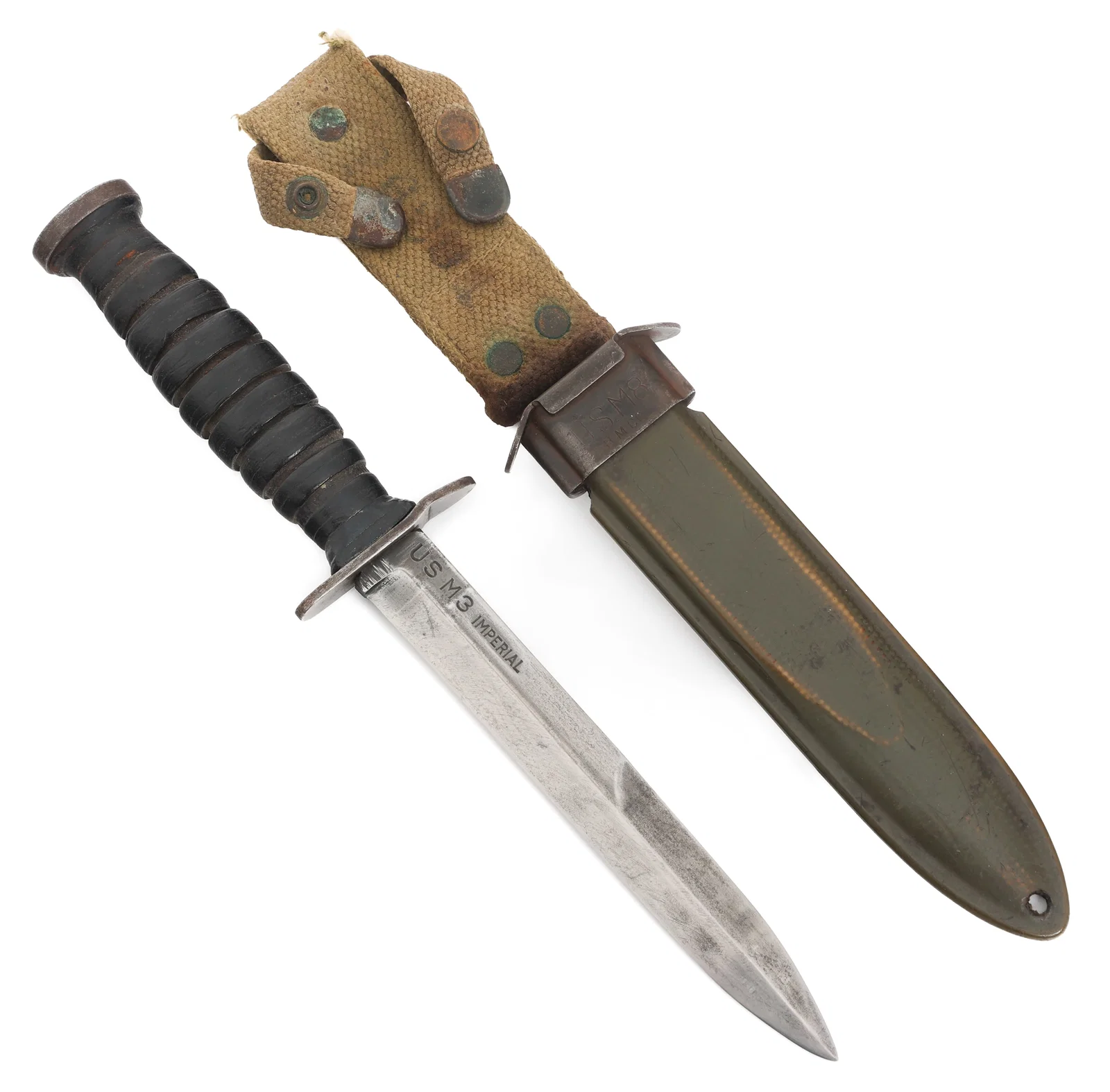 WWII US ARMY M3 FIGHTING KNIFE by IMPERIAL