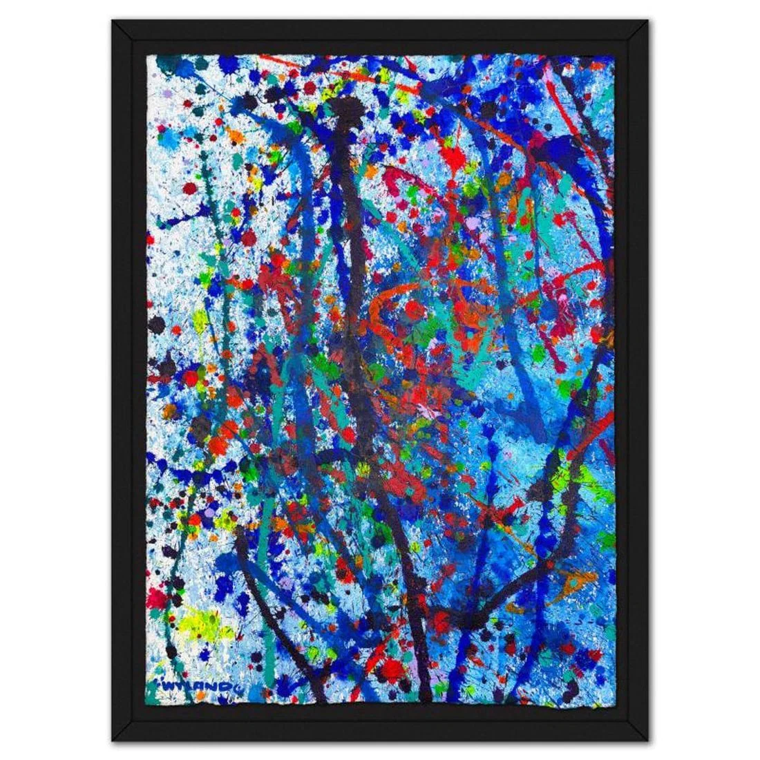Wyland, Framed Original Watercolor Painting, Hand Signed with Letter of Authenticity.