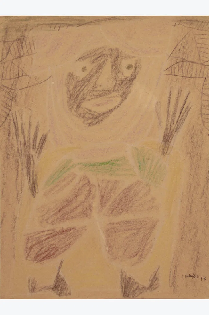 x Jean Dubuffet (1901-1985) Arabe en prière, 1948