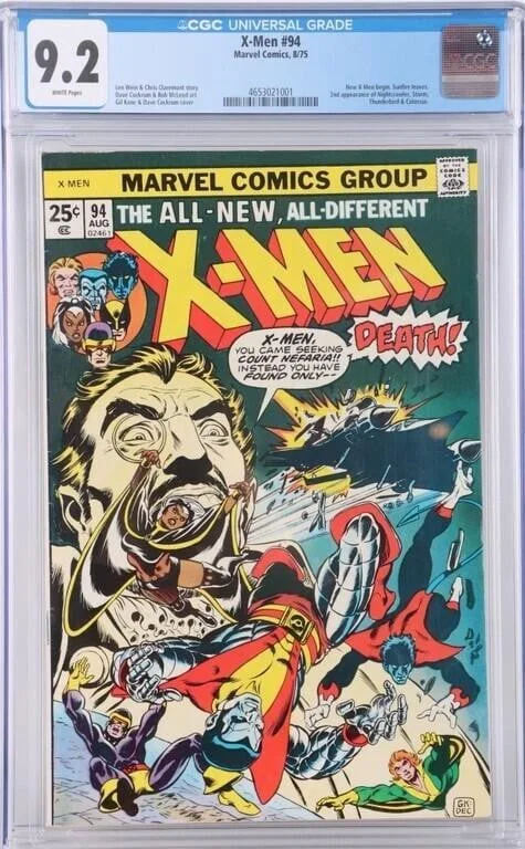 X-MEN #94 MARVEL 1975 CGC 9.2