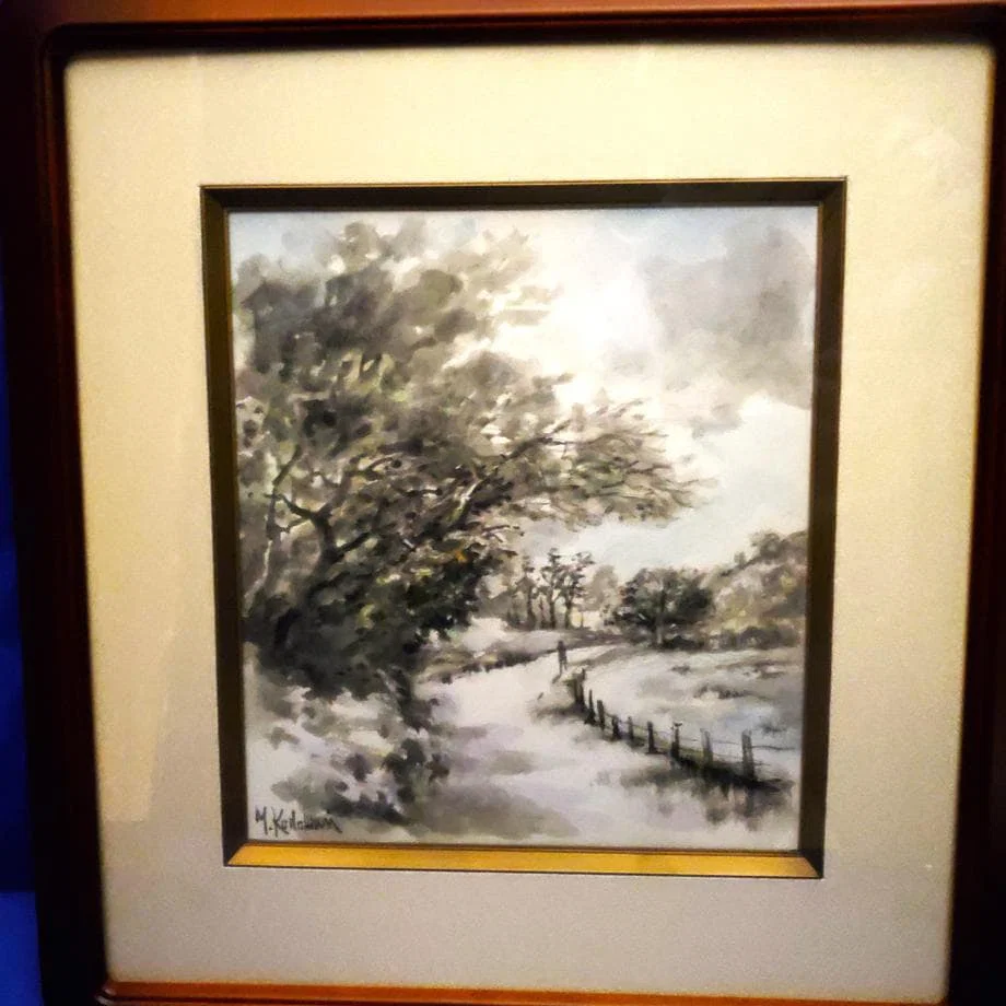 Xiao Zhang Yiyi's oil painting landscape