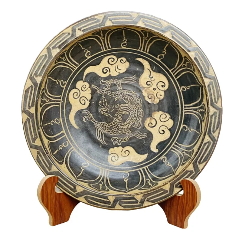 Xixia porcelain folding rim basin