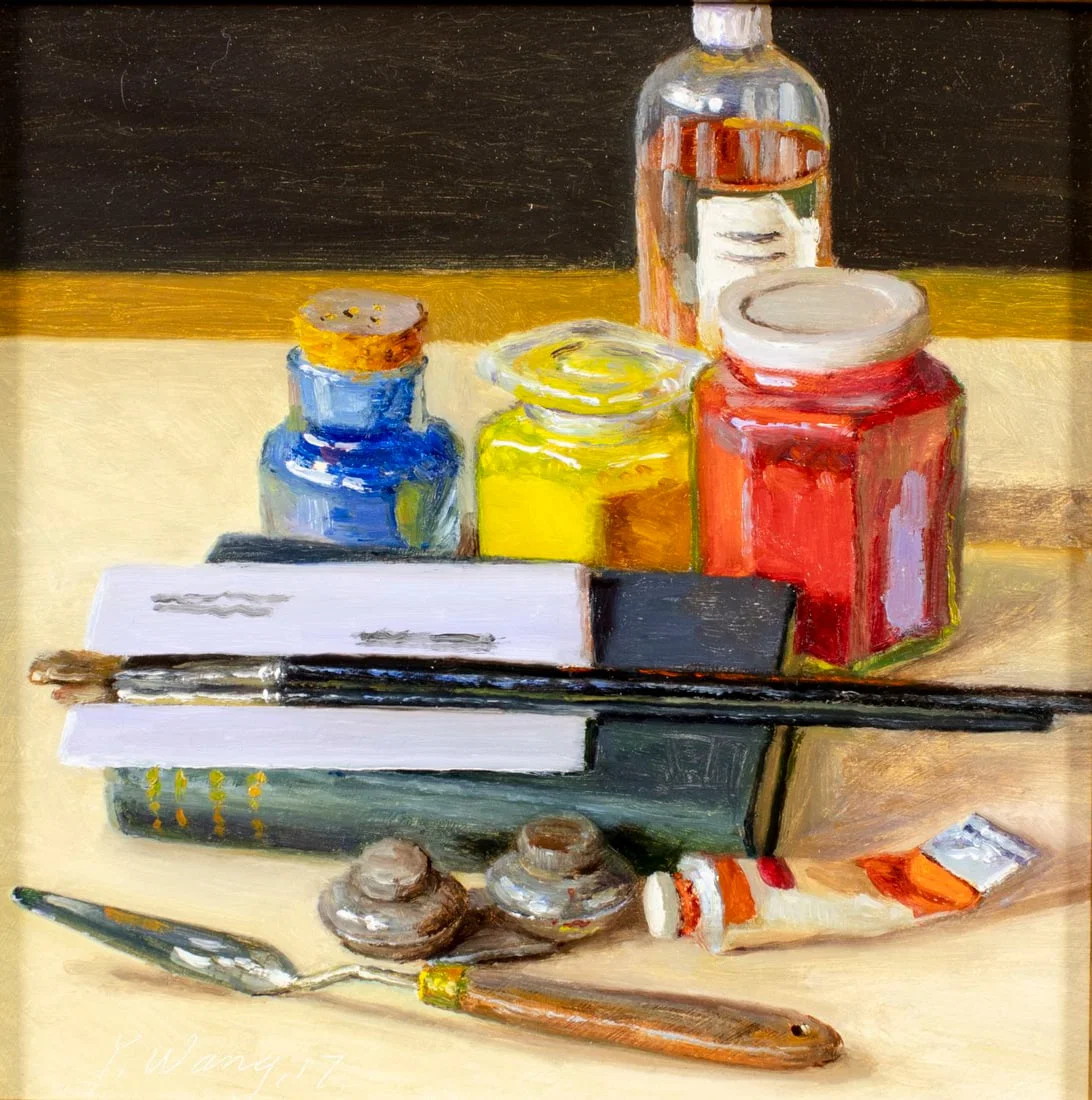 Y Wang (US,China,20/21C) oil painting