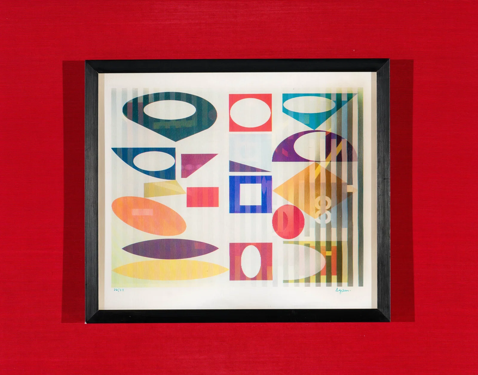 Yaacov Agam Petit Secret Midnight, c. 1990