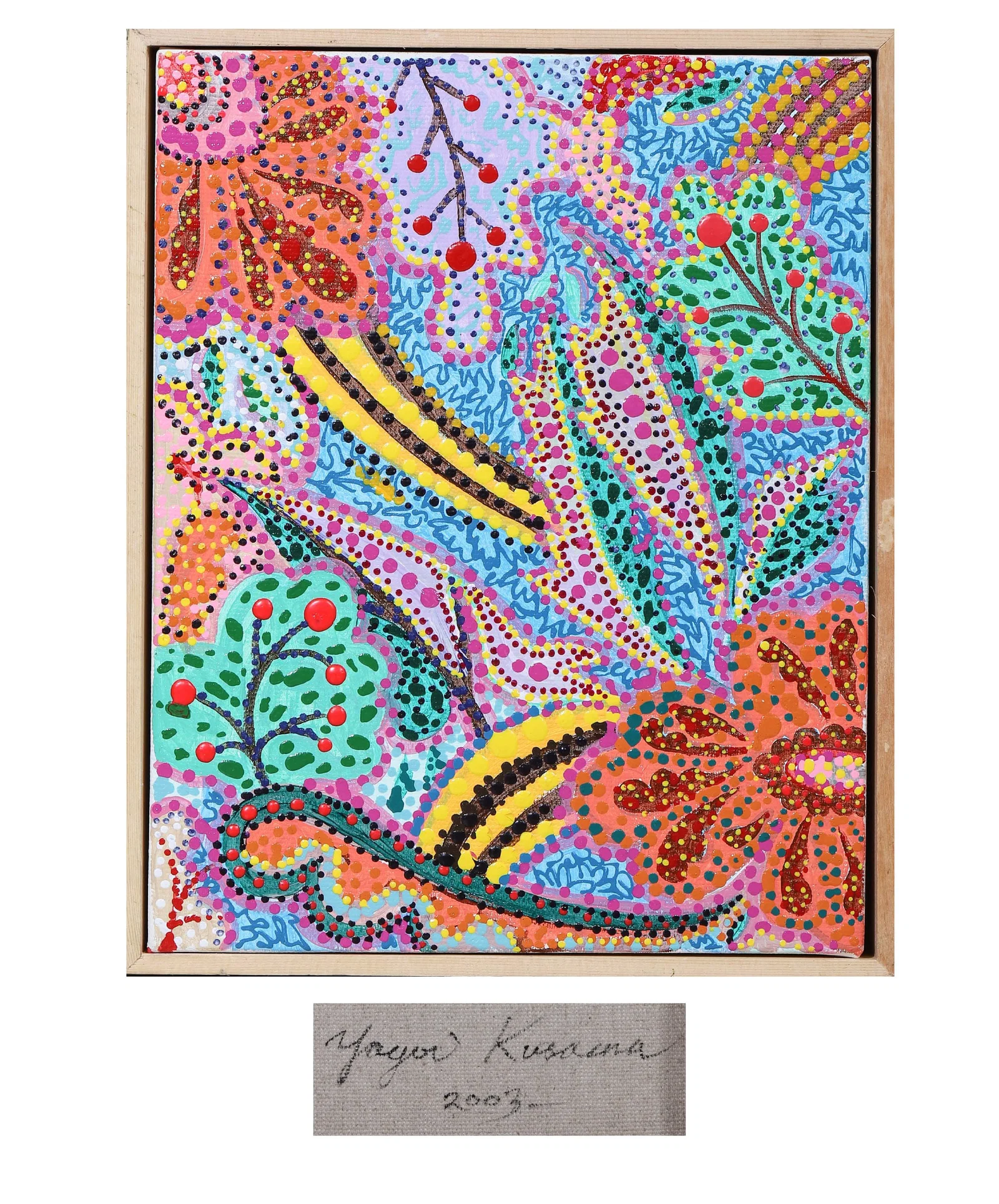 YAYOI KUSAMA 2001,ATTRIBUTED TO, ACRYLIC ON CANVAS