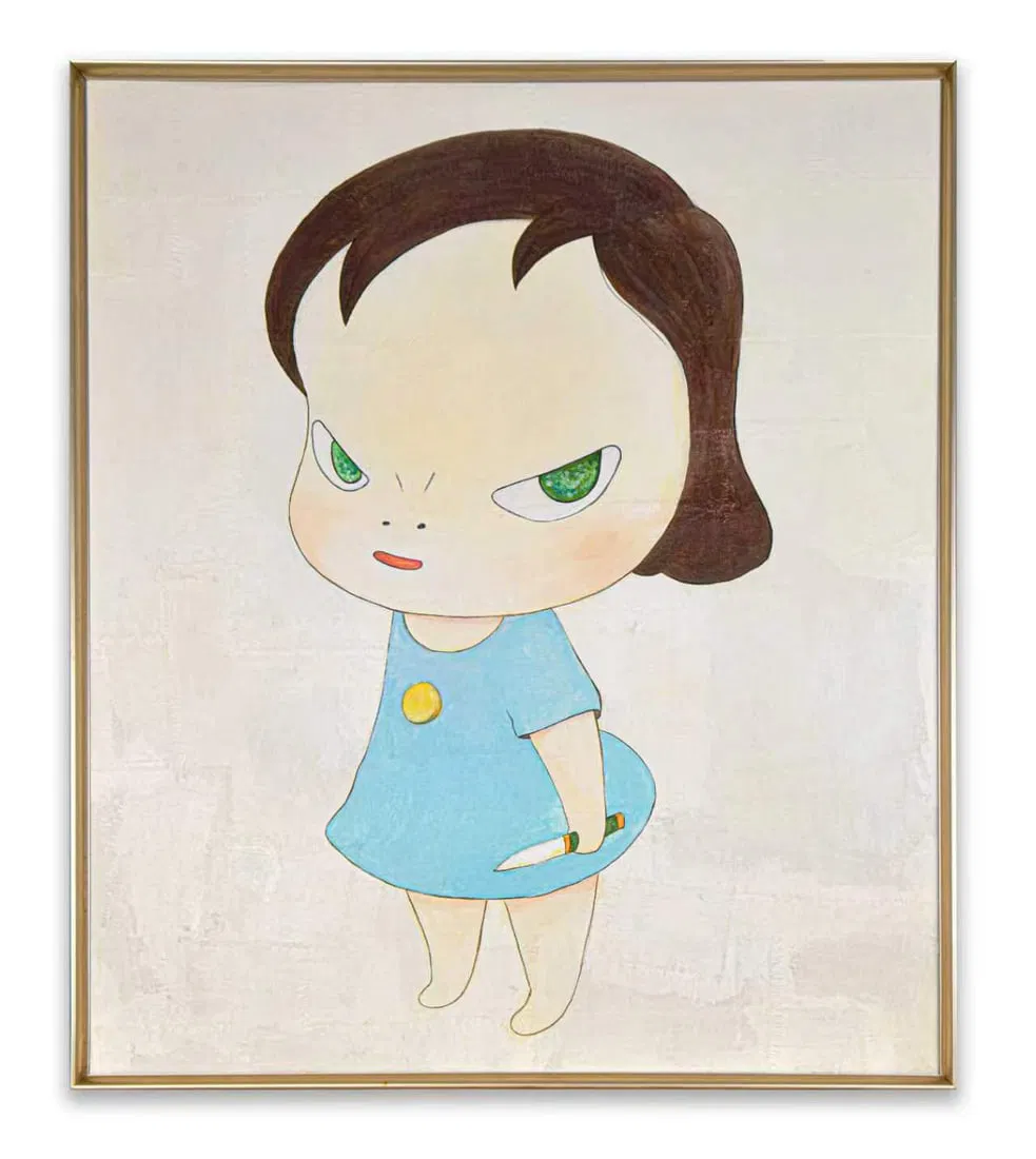 YOSHITOMO NARA (B. 1959), ATTRIBUTED TO, ACRYLIC ON CANVAS
