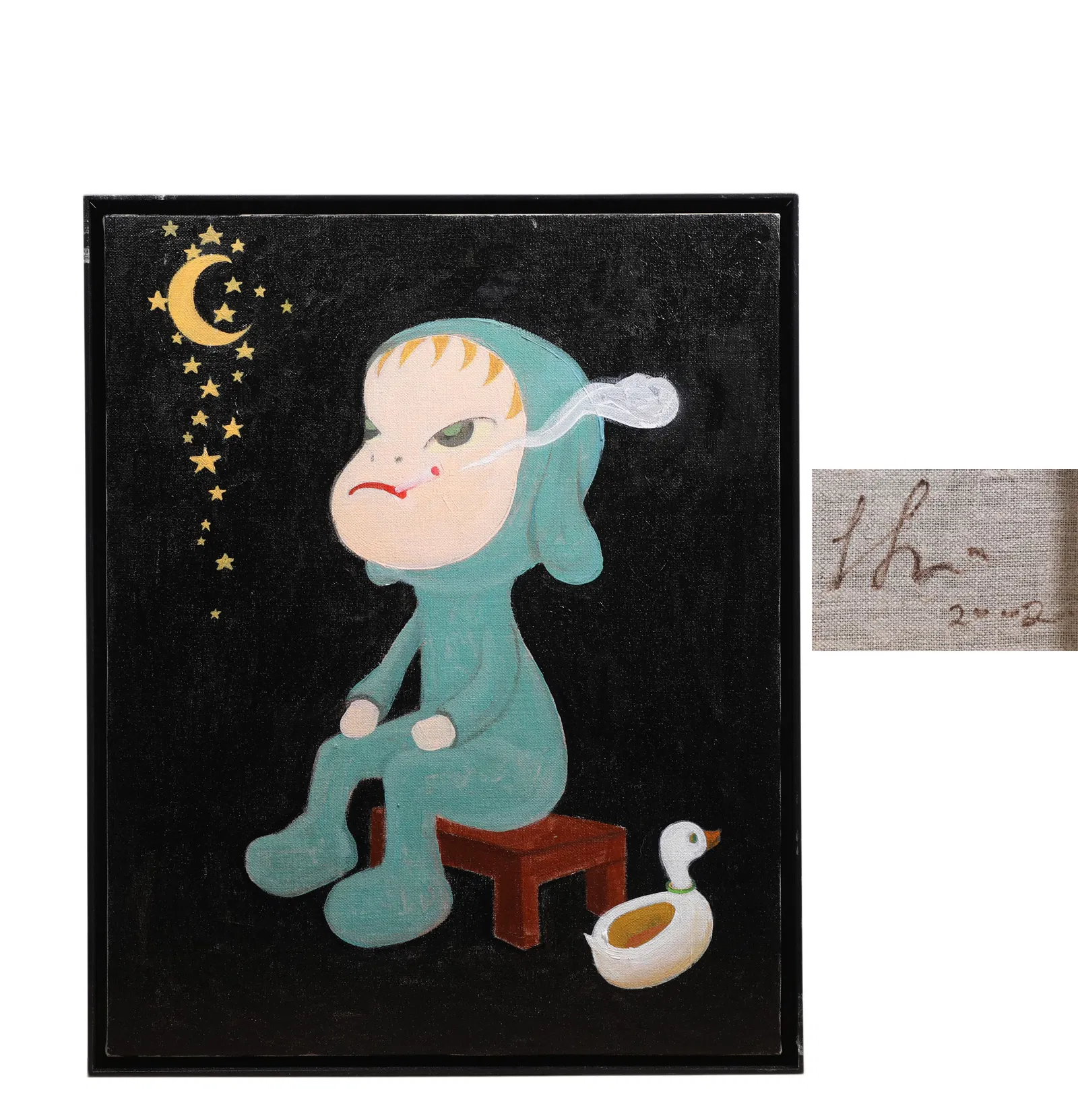 YOSHITOMO NARA (JAPAN, 1959), ATTRIBUTED TO OIL PAINTING