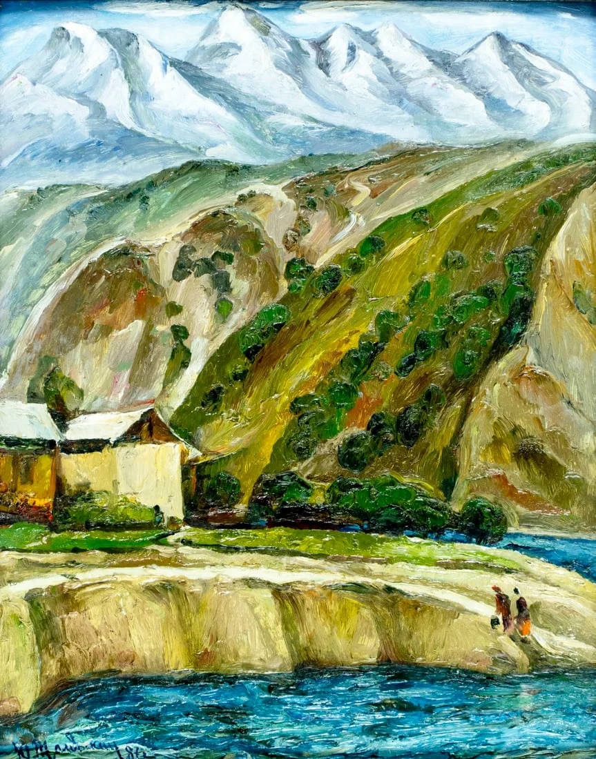 Yuri Taldykin (Uzbek,1932-2002) oil painting
