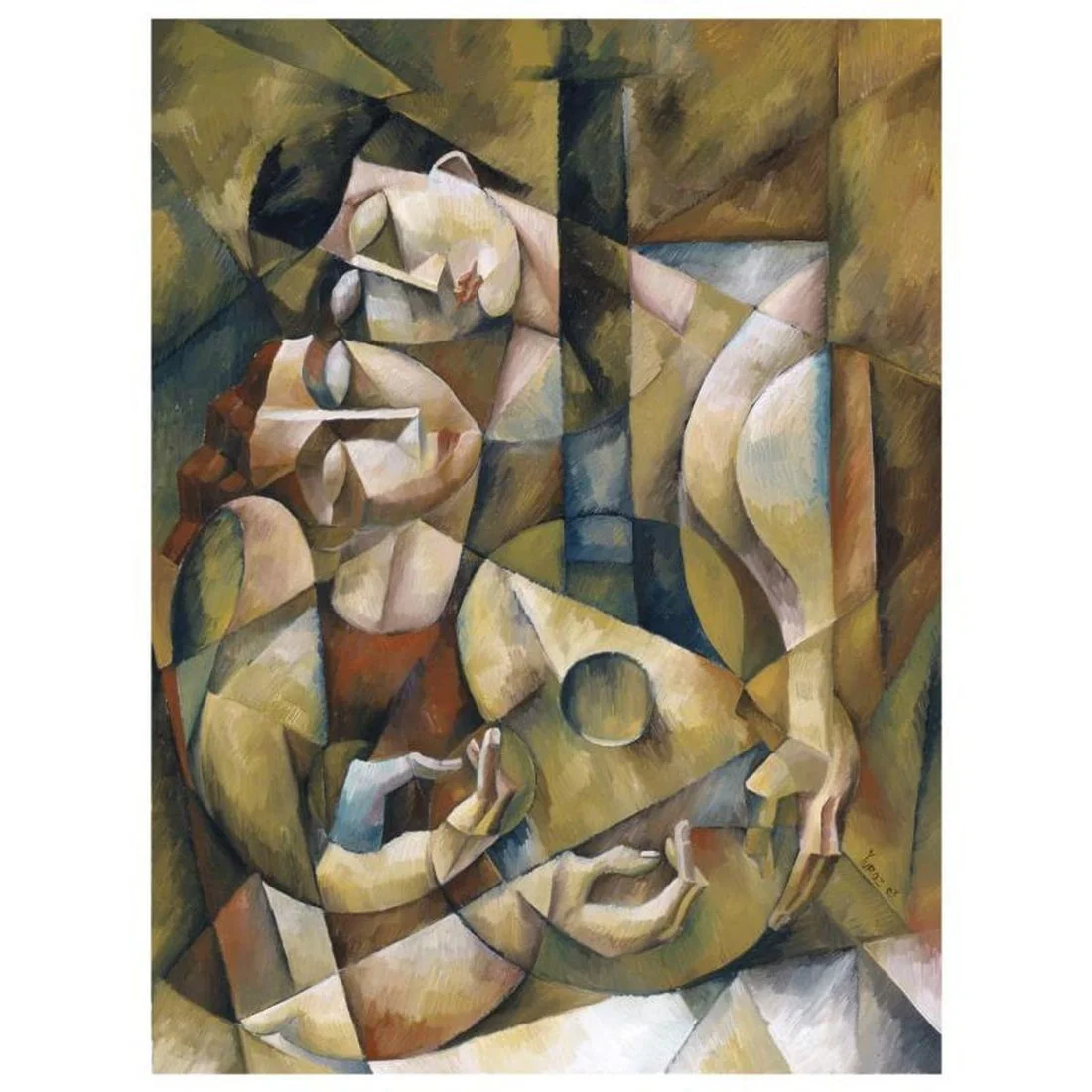 Yuroz, "Lover's Serenade" Hand Signed Limited Edition Serigraph on Canvas with Certificate of