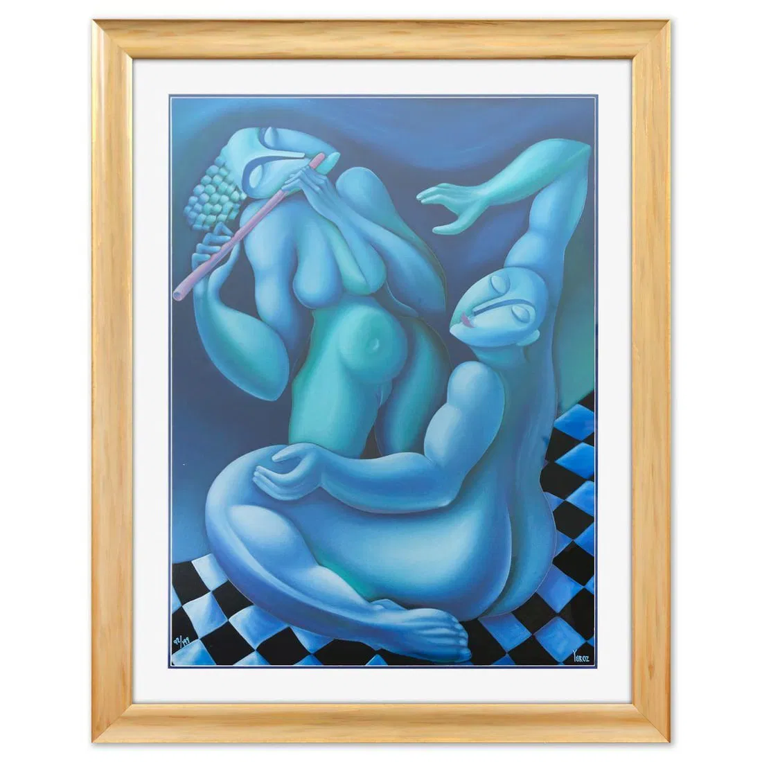 Yuroz- Serigraph "May I Touch Your Music"