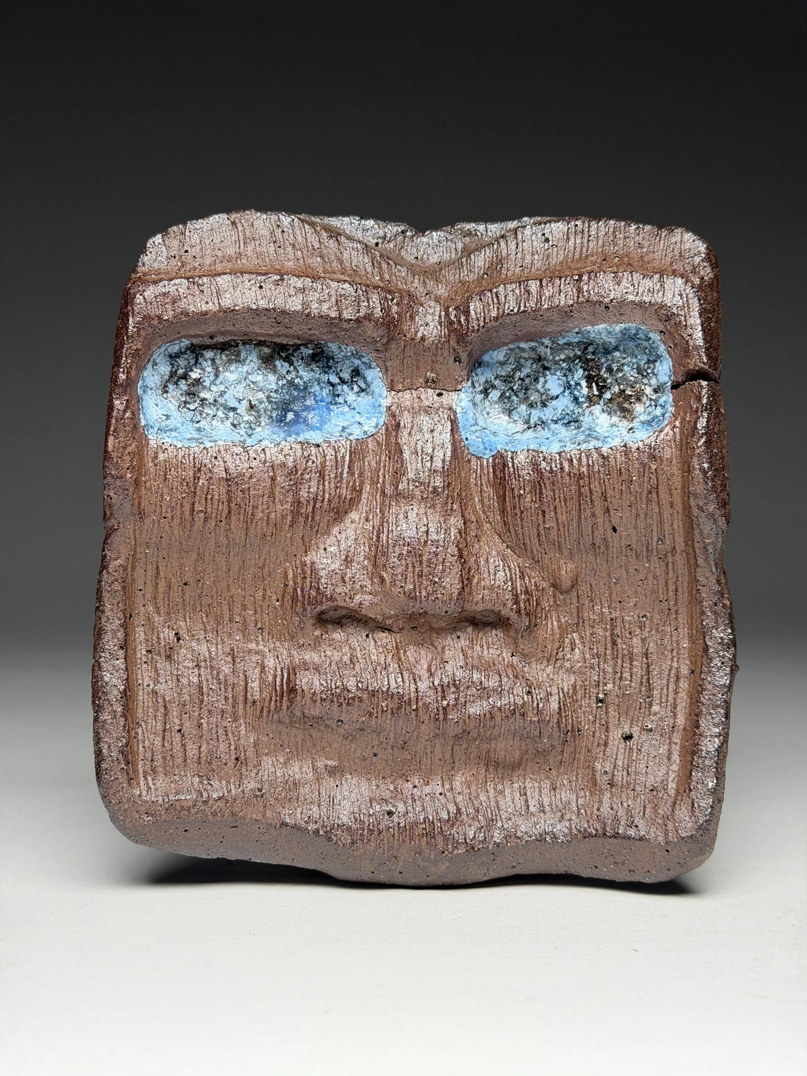 Yve Mas (1997-) Ceramic "Jotunn" Spirit Mask Painting - 2020